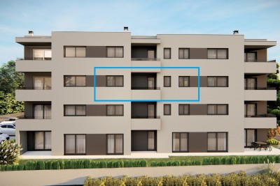 Poreč, Surroundings, Apartment on the 2nd Floor of a New Building with 1 Bedroom, 3 km from the Sea