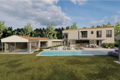 Motovun, Umgebung, Designer-Villa mit Pool und Meerblick