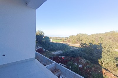 Poreč, okolica, Mieszkanie na pierwszym piętrze z dwiema sypialniami i widokiem na morze