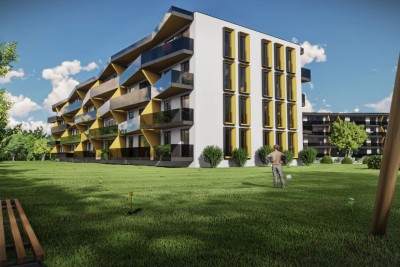 Poreč, centro ampio, Appartamento al 1° piano di un complesso moderno, 800 m dal mare