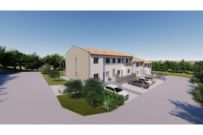 Poreč, Tar, Appartamento al 1° piano di nuova costruzione, 3 km dal mare