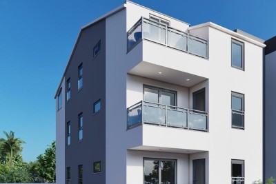 Poreč, okolica, Stan s dvije spavaće sobe na 1. katu, 500 m od mora