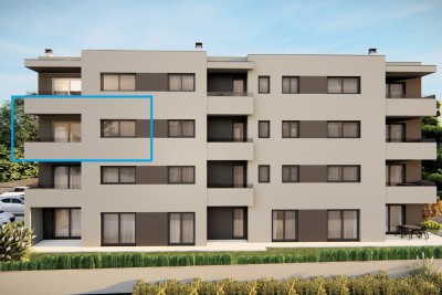 Poreč, surroundings, Apartment on the 2nd floor of a new building with 2 bedrooms, 3 km from the sea