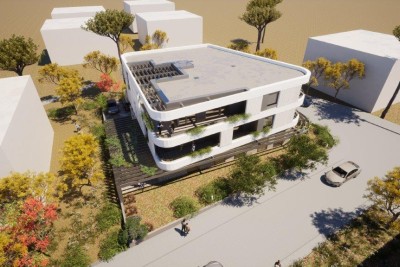 Umag, uža okolica, Luksuzni stan na 1. katu novogradnje, 2 km od mora