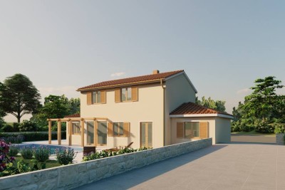 Poreč, okolica, Samodostatna dom u izgradnji na predivnoj lokaciji