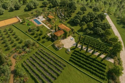 Investicijska prilika u Istri - ekskluzivna parcela za stanciju ili turistički resort