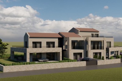 Poreč, Vižinada, dintorni, Terreno edificabile con permesso di costruzione, 17 km dal mare