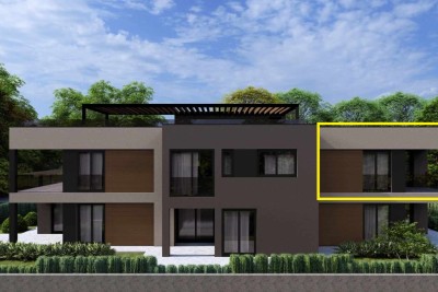 Poreč, okolica, Luksusowy apartament na I piętrze, 4 km od morza