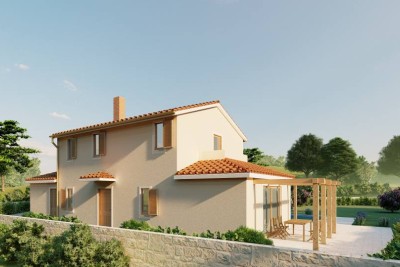 Poreč, okolica, Samodostatna dom u izgradnji na predivnoj lokaciji