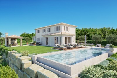 Grožnjan, Surroundings, Beautiful Villa with Panoramic Views of the Sea and Nature, 12 km from the Sea