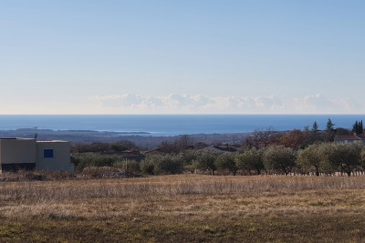 Poreč, dintorni, Terreno edificabile con vista mare e permesso di costruzione