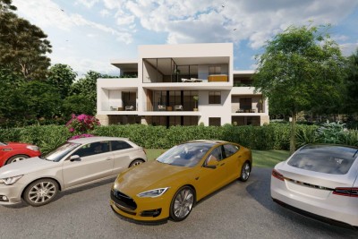 Poreč, Dům na konci řady 850 m od moře