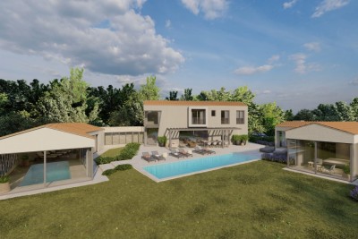 Motovun, Umgebung, Designer-Villa mit Pool und Meerblick
