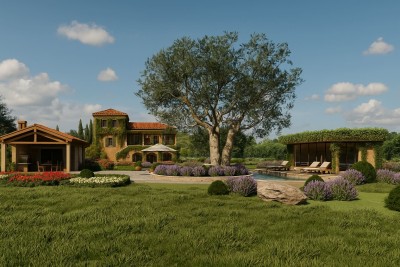 Investicijska prilika u Istri - ekskluzivna parcela za stanciju ili turistički resort