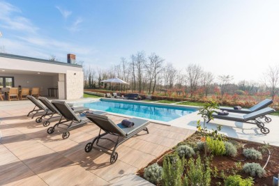 Poreč, okolica, Luksuzna vila s prostranom okućnicom na rubu naselja