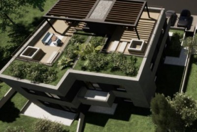 Poreč, Uža okolí, Luxusní byt v přízemí se zahradou, 1500 m od moře