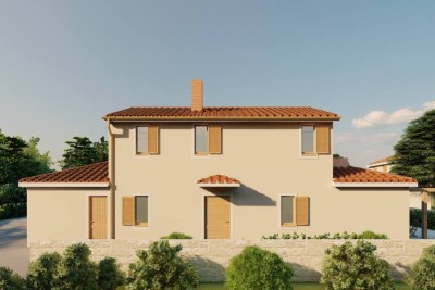 Poreč, okolica, Samodostatna dom u izgradnji na predivnoj lokaciji