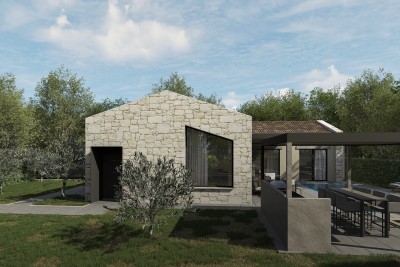 Poreč, Surroundings, Construction Land with Building Permit 4 km from the Sea