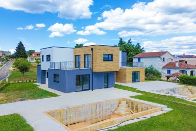 Poreč, dintorni, Moderna doppia casa con piscina, 10 km dal mare