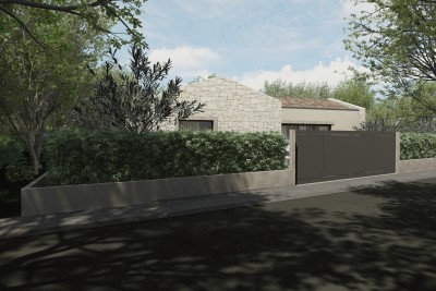 Poreč, okolica, nowoczesny dom designerski z basenem 4 km od morza