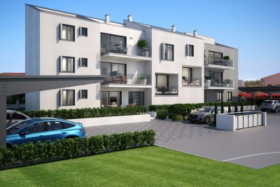 Poreč, Surroundings, Apartment on the Second Floor with an Open Sea View