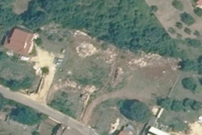 Poreč, okolica, Građevinsko zemljište s pogledom na more, 10 km od mora