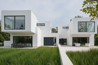 Poreč, okolica, Gradbeno zemljišče s projektom za dvojni objekt, 12 km od morja