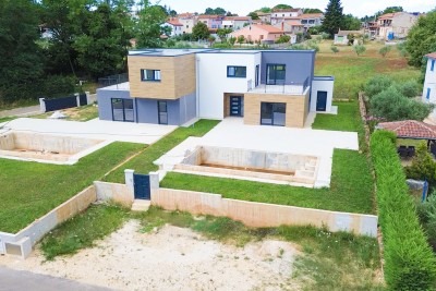 Poreč, dintorni, Moderna doppia casa con piscina, 10 km dal mare