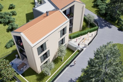 Poreč, Baderna, okolica, Građevnisko zemljište s građevinskom dozvolom za 8 stanova