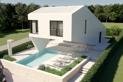 Moderna arhitektonska vila s bazenom, Sveti Petar u Šumi