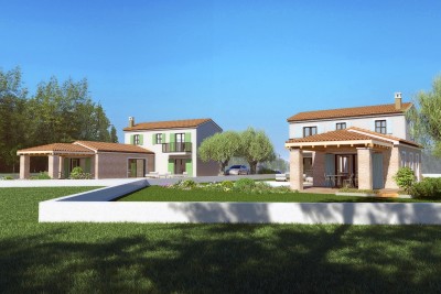 Poreč, dintorni, Splendida casa con piscina e vista mare, a 8 km dal mare