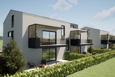 Poreč, okolí, luxusní byt v 1. patře 2,5 km od moře