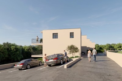 OKOLICA POREČA! Atraktivno građevinsko zemljište sa dozvolom, pogled more