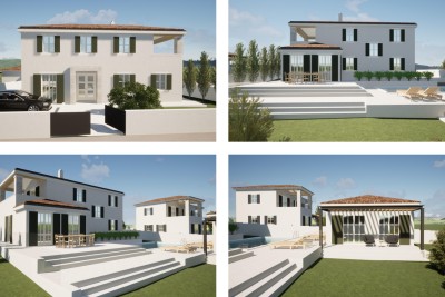 Poreč, Surroundings, Three Building Plots in a Quiet Settlement, 12 km from the Sea