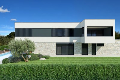 Poreč, dintorni, Villa di lusso con piscina e vista mare, 5 km dal mare